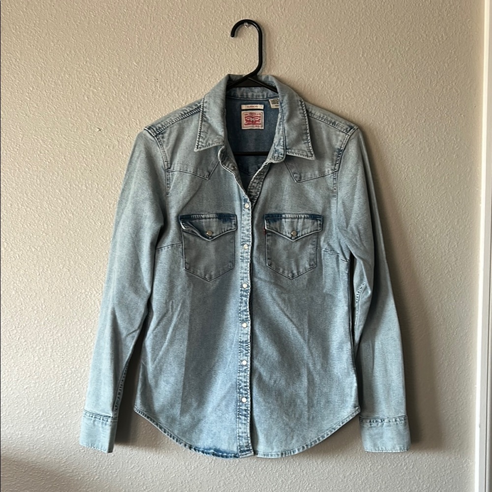 Levi’s Light Blue Denim button up shirt